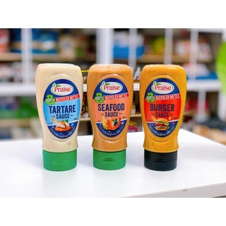 Sốt Tartare, sốt hải sản và sốt hamburger thương hiệu PRAISE Tartare sauce/ Seafood sauce/ Burger Sauce 250ML