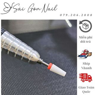 Đầu mài sứ dũa phá móng chuyên nghiệp - phá, mịn, khóe làm nail loại tốt