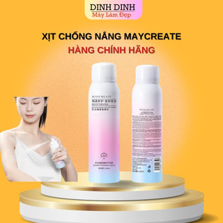 Xịt chống nắng, Maycreate, xịt chống nắng body, kem chống nắng nâng tone dạng xịt chính hãng