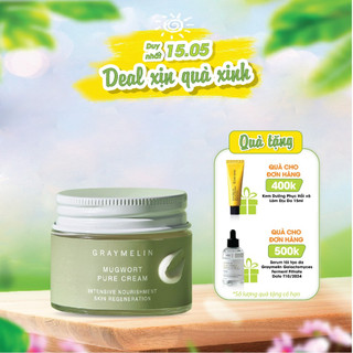 Kem Dưỡng Ngải Cứu Giúp Làm Dịu và Phục Hồi Da Graymelin Mugwort Pure Cream 50ML