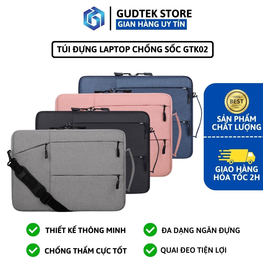 Túi Đựng Laptop, Túi Chống Sốc, Chất Liệu Vải Cao Cấp, Có Quai Đeo Cá Tính, Sang Trọng GTK02
