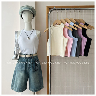 Áo thun ba lỗ gân tăm cotton