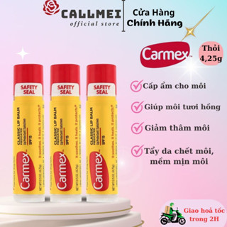 Son Dưỡng Môi Giảm Thâm, Giữ Ẩm Mềm Môi Carmex Original Dạng Thỏi