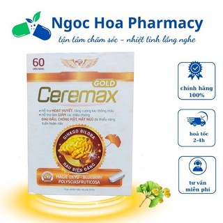 ✅viên uống bổ não gold ceremax 60 viên✅