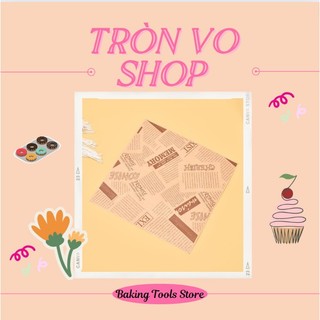 Giấy nến decor hộp bã mía size 18*18cm (50tờ/xấp)