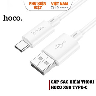 Cáp sạc Hoco X88 Type-C sạc nhanh 2.4A đồng bộ data cho Android dài 1M , cáp sạc điện thoại