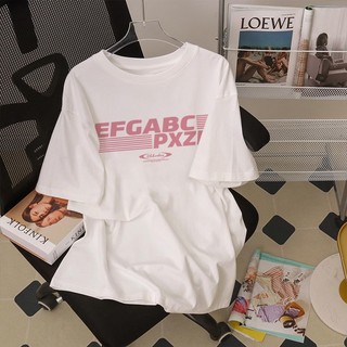 Áo phông thời trang NBOT chữ màu hồng local brand vintage cổ tròn ulzzang 100% cotton-Y1120 20240513