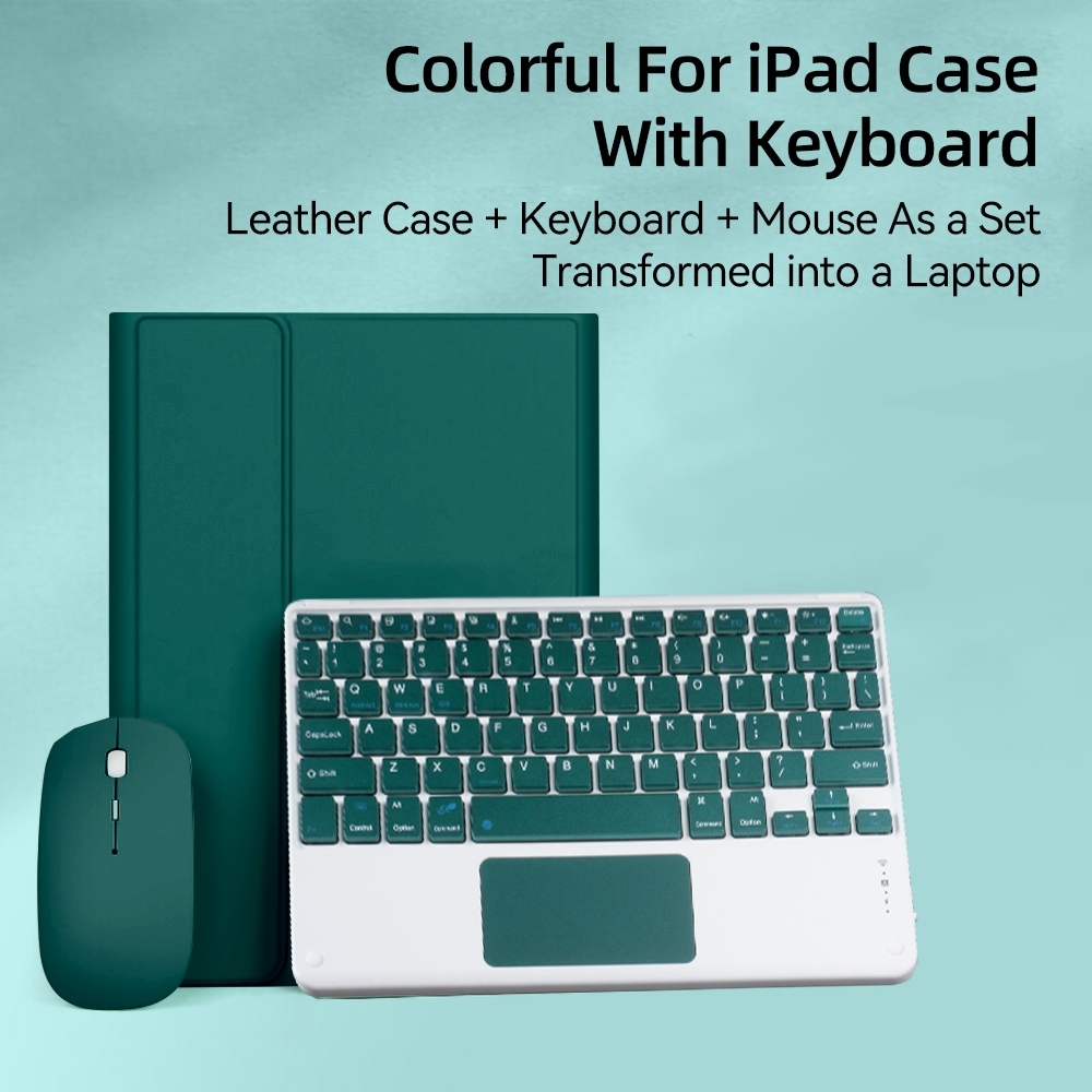 Bàn phím cảm ứng Leather Case Cho iPad Gen 9/8/7/6/5 A16 11 Air 6th M4 4/5/2/1 9.7 Gen10 Pro11 13 M4 M5 Pro 12.9 Với chu | BigBuy360 - bigbuy360.vn