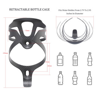 Gọng bình nước carbon 3k 16gram , bontrager chính hãng