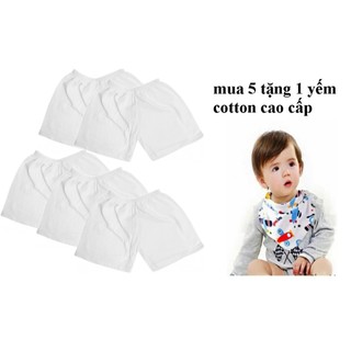 Quần Ngắn Trắng sơ sinh Bosini( 2 - 11.3kg)