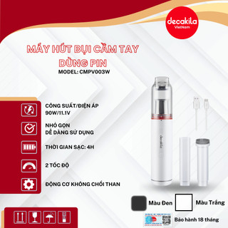 Máy Hút Bụi Cầm Tay Không Dây DECAKILA (CMPV003W) 14000Pa Sạc Type-C