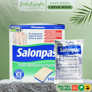 Miếng Dán Giảm Đau Salonpas Hisamitsu Hộp 140 Miếng