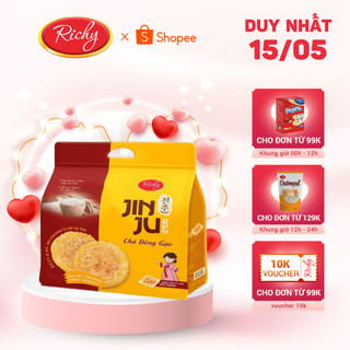 Bánh Gạo JINJU Chà Bông hương vị Hàn Quốc Richy 168g