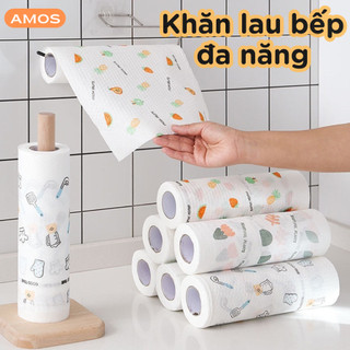 Cuộn 100-200 Khăn Giấy Vải Lau Đa Năng, Lau Bếp, Lau Chén Bát, Có Thể Tái Sử Dụng, Siêu Thấm Hút.