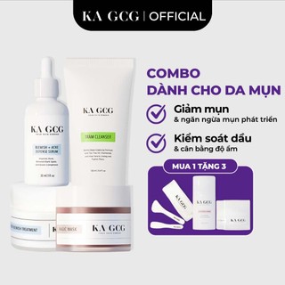 Bộ sản phẩm chăm sóc da mụn Acneaway, hỗ trợ ngừa mụn, phục hồi và làm dịu da hiệu quả KA GCG