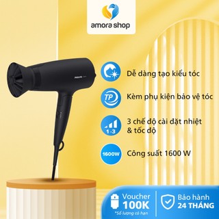 Máy sấy tóc philips bhd308/10, sấy khô tóc mạnh mẽ, bảo hành chính hãng 24 tháng