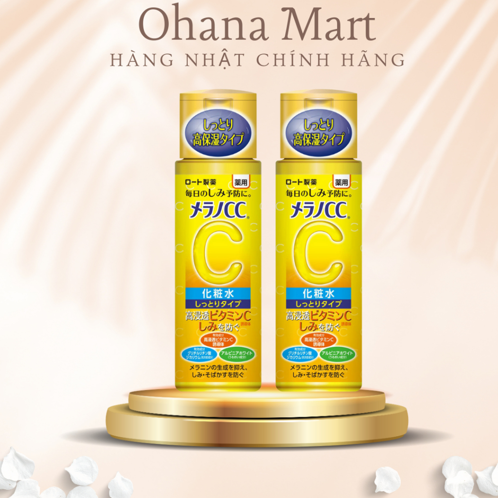 Nước hoa hồng Melano Cc Rohto 170ml _Nước Hoa Hồng Melano CC Vitamin C
