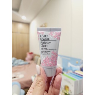 Sữa rửa mặt kiêm mặt nạ thải độc Estee lauder Perfectly clean multi action dành cho da hh dầu, dầu 30ml