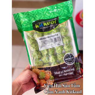 Viên hải sản tẩm cốm xanh 500g