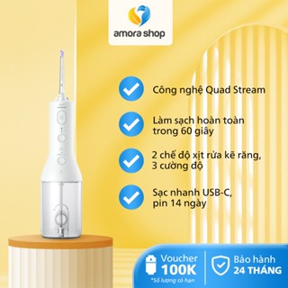 Máy Tăm Nước PHILIPS HX3826/31 Cầm Tay, Công Nghệ Quad Stream, Bảo Hành Chính Hãng 24 Tháng