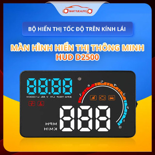 Màn hình hiển thị thông minh hud d2500, bộ hiển thị tốc độ trên kính lái