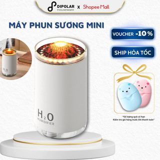 Máy Phun Sương Mini Hình Núi Lửa DIPOLAR Tạo Độ Ẩm Xông Tinh Dầu Có Đèn Led - DMPS02