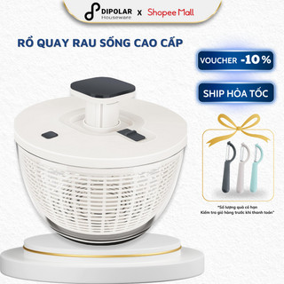 Rổ Quay Rau Sống Cao Cấp DIPOLAR Kèm Chậu Đa Năng Dung Tích Lớn - DRQR01