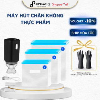 Máy Hút Chân Không Cầm Tay Đa Năng DIPOLAR Dùng Trong Bảo Quản Thực Phẩm, Túi Zip Đựng Quần Áo - DMHCK01