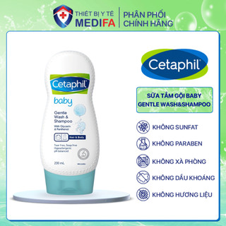Sữa tắm gội toàn thân dịu nhẹ cho bé Cetaphil Baby Gentle Wash & Shampoo 230ml
