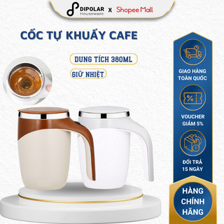 Cốc Cà Phê Tự Khuấy Đa Năng Thông Minh DIPOLAR Giữ Nhiệt Mọi Đồ Uống Dung Tích 380ml - DCTK01