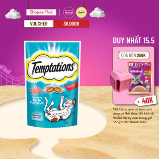 Bánh thưởng cho mèo Temptations vị cá ngừ
