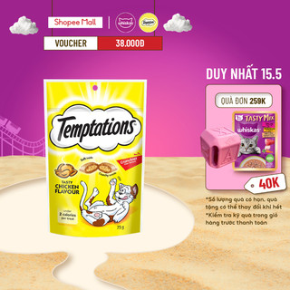 Bánh thưởng cho mèo Temptations vị gà
