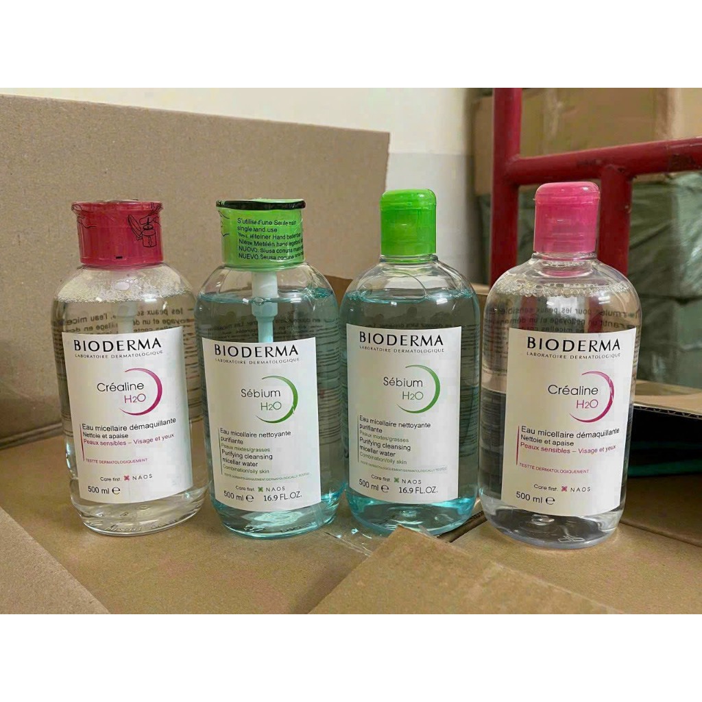 Nước Tẩy Trang Bioderma 500ml Của Pháp Chính Hãng dùng Cho Da Dầu Mụn, Da Nhạy Cảm, Thường Vfa Mọi Loại Da | BigBuy360 - bigbuy360.vn