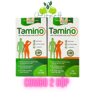Combo 2 hộp Tăng cân TAMINO nhập khẩu đạm Whey Protein từ Mỹ