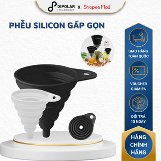 Phễu Silicon Gấp Gọn DIPOLAR Rót Rượu, Rót Chất Lỏng Tiện Dụng Cho Gia Đình - DPS01