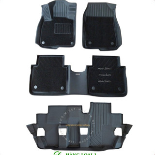 Thảm lót sàn ô tô 2 lớp cao cấp dành cho xe Honda CRV 2017-2022 (sd) nhãn hiệu Macsim chất liệu TPE màu đen
