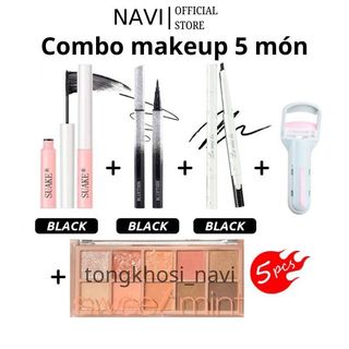Bộ makeup 5 món trang điểm mắt đầy đủ cơ bản nguyên set nội địa trung set trang điểm NAVI
