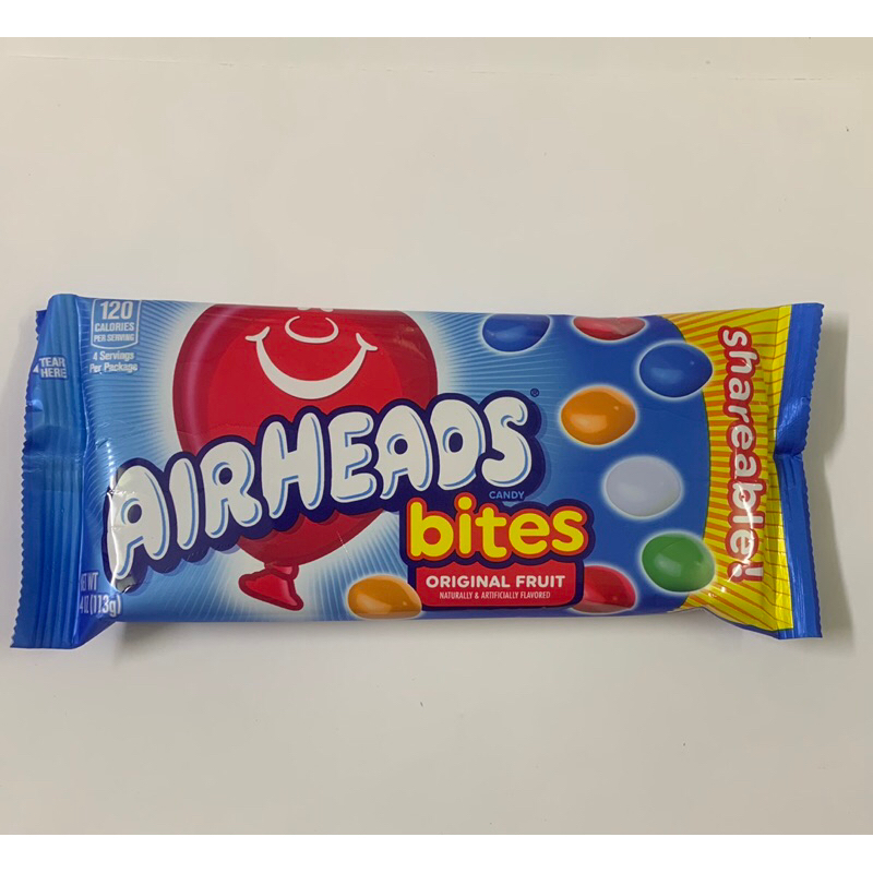 Kẹo trái cây Airheads Shareable Candy Bites - Mỹ (Gói lẻ 113g)