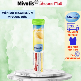 Viên sủi bổ sung Magnesium Mivolis Đức tuýp 20 viên