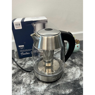 Ấm siêu tốc thủy tinh Lebenlang LBL2226 1.8l của Đức, có lưới lọc trà - Bảo hành 2 năm