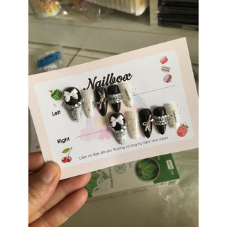 Nailbox thiết kế fom hanh nhân, móng giả thiết kế