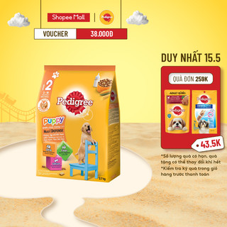 Thức ăn chó con Pedigree vị gà & trứng sữa túi 2.7kg