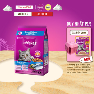 Thức ăn mèo Whiskas vị cá 1.2kg