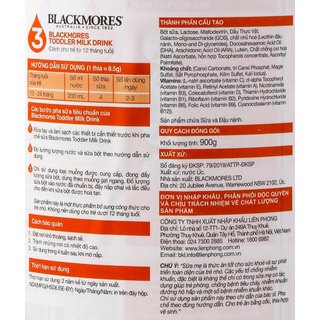 Sữa BLACKMORE 900gr - ÚC số 3