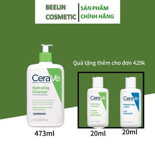 [HÀNG CTY] Sữa Rửa Mặt CeraVe Làm Sạch Sâu, Cân Bằng Độ Ẩm Dành Cho Da Khô 473ml