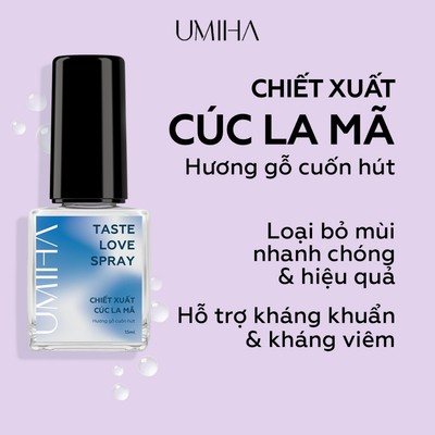 Xịt dưỡng thơm vùng kín nam UMIHA (10ml) - Hương thơm nước hoa nam tính, ngăn mùi và vi khuẩn gây viêm ngứa, dưỡng ẩm