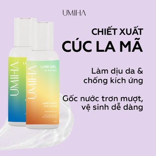 Gel bôi trơn Cool Fresh UMIHA 100ml - Bôi trơn ăn được giảm ma sát, mát lạnh kéo dài thời gian, ngăn vi khuẩn viêm ngứa