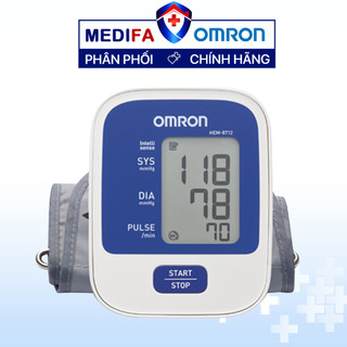 Máy Đo Huyết Áp Bắp Tay Omron HEM-8712 Công Nghệ IntelliSense Tự Động Đo Chính Xác, Bảo Hành 5 Năm