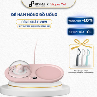 Đế Hâm Nóng Đồ Uống Kết Hợp Đèn Sưởi Khuếch Tán Tinh Dầu DIPOLAR Đa Năng Dùng Cho Mọi Loại Cốc - DDHN02