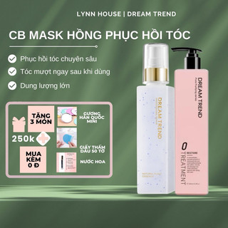 Combo 1 Mặt nạ dưỡng tóc Retore Treatment (Hồng) + 1 Essence dưỡng tóc AHA Dream Trend Gold